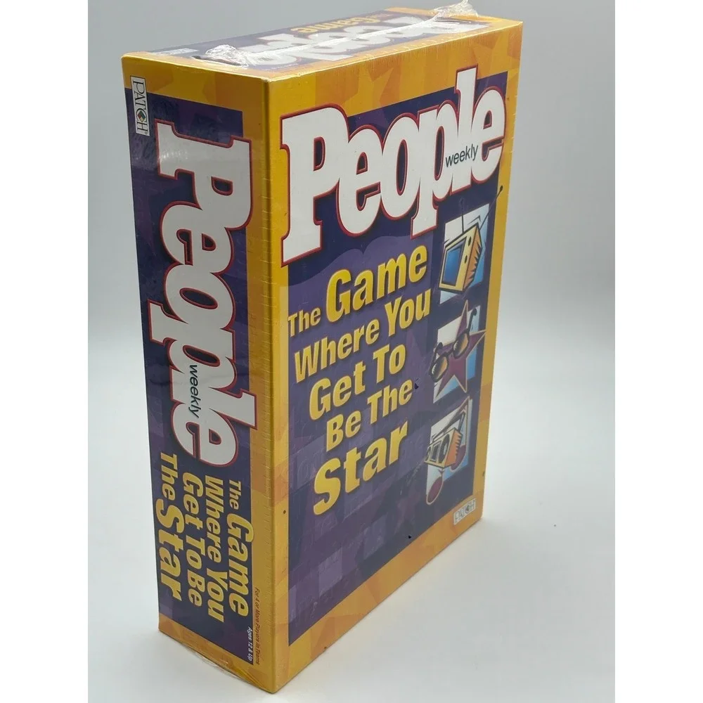 People Weekly: The Game Where You Get to Be the Star! Patch Products 2002 Sealed